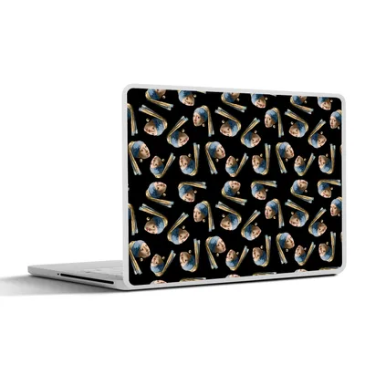 Produktbild von MuchoWow® Laptop Aufkleber Sticker Cover Das Mädchen mit dem Perlenohrring - Muster - Alte Meister 32.5x23.5 cm - Sticker für Laptop - Selbstklebend
