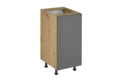 Produktbild von Küchenunterschrank 40 cm ohne Arbeitsplatte küchenmöbel, Langen D40, Grau