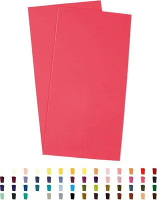 Produktbild von Sandras-Bastelladen Kerzen Verzierwachsplatten 2er Set - 200 x 100 x 0,5mm Pink