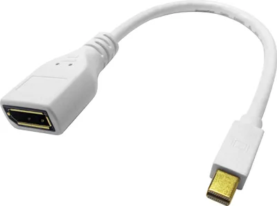 Produktbild von ROLINE DisplayPort Kabeladapter, DP BU - Mini DP ST, 0,15 m