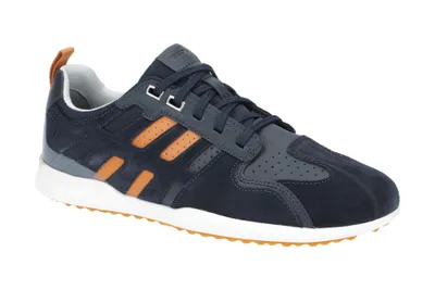Produktbild von Geox SNAKE 2 Herrenschuhe - Sneakers - Halbschuhe blau Freizeit NEU