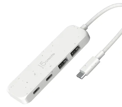 Image de j5create Hub USB-C écologique de type C & type A Gen 2 avec 4 ports