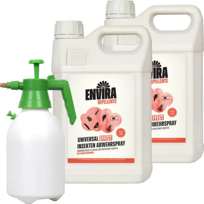 Produktbild von Envira Universal Effect Insekten Abwehrspray 2x5L mit Drucksprüher