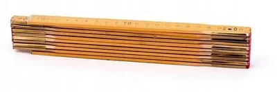 Produktbild von FEINZ | Maßband Holz - 1m - faltbar - robust und praktisch - ideal für Heimwerker