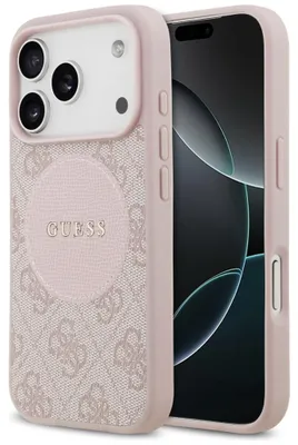 Immagine prodotto di Etui Guess 4G Circle Classic Logo Magsafe Na Iphone 17 Pro - Różowe