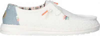 Produktbild von Hey Dude Damen Mokassins Halbschuhe WENDY BOHO Weiß TextilGröße:36