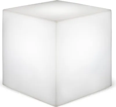 Produktbild von Stehlampe außen E27 IP65 B: 43 cm cm Weiß quadratisch 6500 K kaltweiß 600 lm Modern