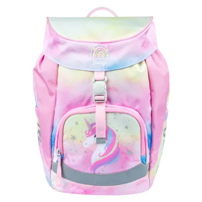 Produktbild von BAAGL Schulrucksack Airy Regenbogen Einhorn