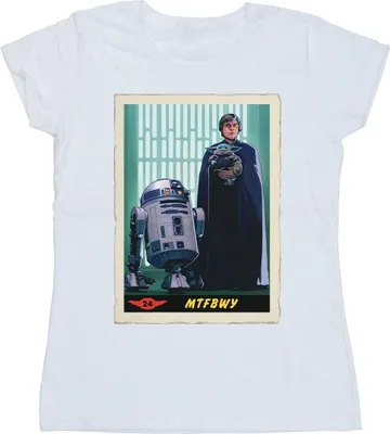 Obrázek produktu pro Star Wars - "The Mandalorian MTFBWY" dámské tričko BI43211 (M) (Bílá)