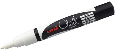 Produktbild von Uni-Ball ChalkGlass Chalk, Weiß, Bullet