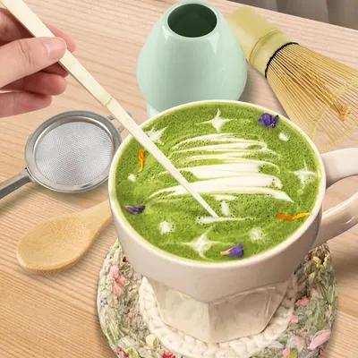 Produktbild von Matcha Set - Matcha - Matcha Klopper - Matcha Starterkit - Matcha Schneebesen - Matcha Schale - Matcha Tee Set