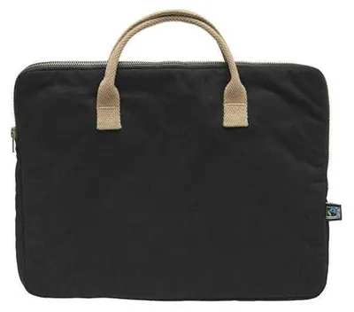 Obrázok produktu pre Cottover – Puzdro na notebook pre pánov/dámy, univerzálne, z pláteniny, model ET668 (univerzálna veľkosť), čierna farba, Obrázok generovaný UI