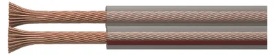 Twisted-Pair-Kabel ECO 2x2,5mm, transparent, 100m