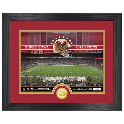 Produktbild von San Francisco 49ers NFL Stadion Golden Coin Bild 40x33cm