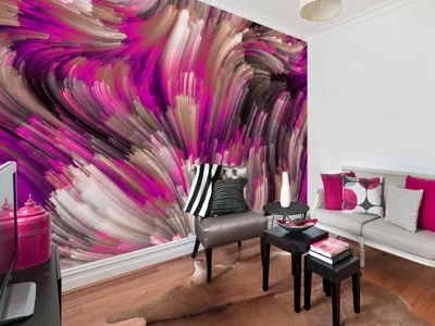 Produktbild von Vlies Fototapete Abstrakt bunt 400x280 cm – Moderne Vliestapete, Wandtapete für Schlafzimmer, Wanddeko, Flur, Büro a-B-0019-a-d