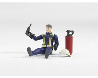Produktbild von Bruder 60100 Feuerwehrmann mit Zubehör