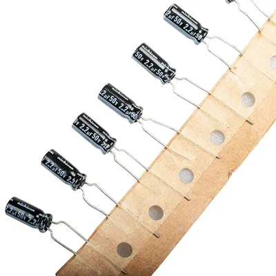 5 Stück 50 V 2,2 µF Elko, niedriger ESR, 5 x 11 mm