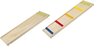 Produktbild von Playtive 2-in-1 Holz Kletterleiter und Rutsche Klettergerüst Indoor Kinderrutsche
