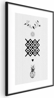 Produktbild von Posterpapier Poster - Happiness 60x90 cm Text n-C-0204-ao-a