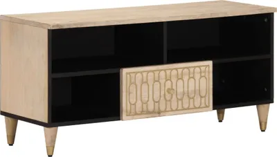 Image de Meuble TV 100x33x46 cm bois massif de manguier