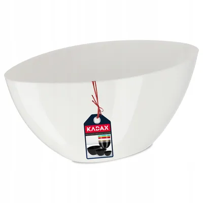 Produktbild von KADAX Blumentopf "Ptuj", ovaler Übertopf, Pflanztopf aus Kunststoff, Blumenübertopf, 21 cm, Weiß