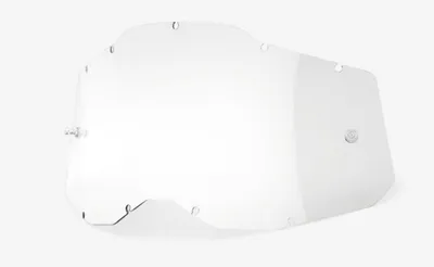 Produktbild von 100% Visier für Motorradbrillen klar transparent 2