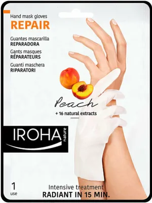 Obrázok produktu pre IROHA Hand Repairing Mask Gloves Peach IROHA Nature