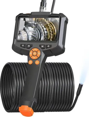 Produktbild von Endoskop-Inspektion-Kamera mit 4,3 Zoll IPS-Bildschirm und 8 LEDs - Handylüfter mit 8,0 mm Kamera