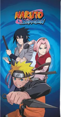 Produktbild von Naruto Badehandtuch, Strandtuch 70x140cm (Schnelltrocknend)