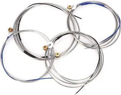 Produktbild von Professionelle Stahldrahtsaiten für Kontrabass - Zuverlässige Accessoires für Musiker - Dauerhafte und zuverlässige Kontrabasssaiten