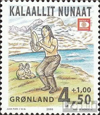 Produktbild von Briefmarken Dänemark - Grönland 2000 Mi 358 (kompl.Ausg.) postfrisch HAFNIA