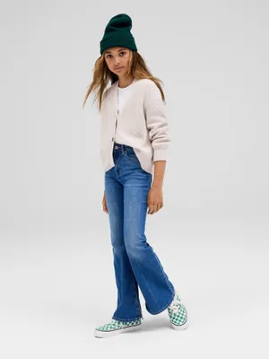 Produktbild von GAP Kinder-Schlagjeans mit hohem Bund, Größe 12