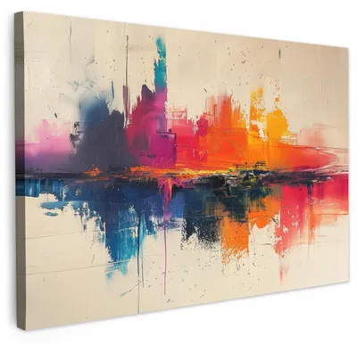Zdjęcie produktu dla Obraz na płótnie, 120x80 cm - Dekoracja ścienna do salonu - Dekoracja ścienna do sypialni - Sztuka - Akwarela - Unikalne obrazy