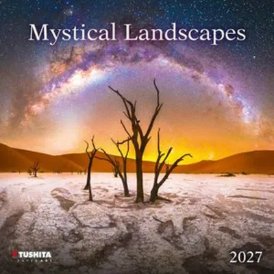 Produktbild von Wandkalender 2027 Mystical Landscapes 16 Monate mit internationalen Feiertagen 30x30 cm (geöffnet 30x60 cm)