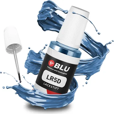 Produktbild von BLU Auto Lackstift Blau kompatibel für Volkswagen LR5D Rave Blue | Auto Lack Reparatur Ausbesserungslack