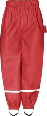 Produktbild von playshoes Hose Matschhose Regenhose outdoor basic warmgefüttert, Größe:128, Farbe:Rot