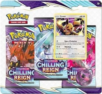 Image de Pokemon Chilling Reign: Eevee 3-Pack Blister