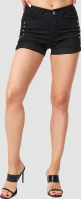 Produktbild von MiSS RJ Jeans Shorts mit Glitzer Strass Steinen Größe: 42
