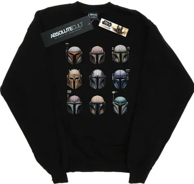 Produktbild von Star Wars - "The Mandalorian Display" Sweatshirt für Herren BI46435 (L) (Schwarz)