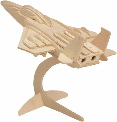 Produktbild von 3D Kampfflugzeug Holzbausatz Holzpuzzle Spielzeug Modell
