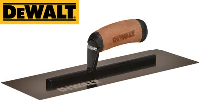 Produktbild von DeWalt 2-962 14" Glätt- Gipserkelle EStahl Leder Griff 120x360x0,7 flache Klinge