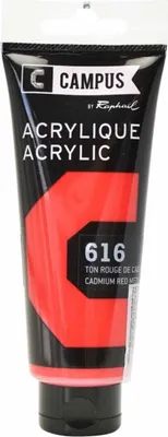 Produktbild von Acrylfarbe 100 ml - Mittleres Kadmiumrot Nr. 616