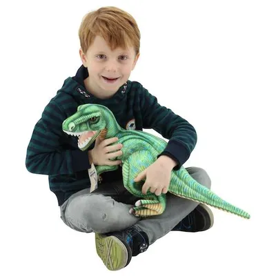 Produktbild von Sweety Toys 10813 Kuscheltier Dino 57 cm grün Dinosaurier Tyrannosaurus Rex Kuscheltier Plüschtier