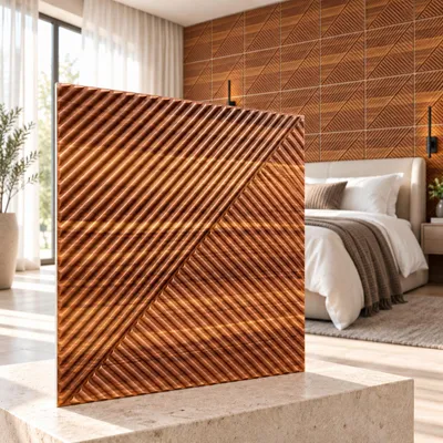 Imagen del producto de Paneles de pared 3D de plástico, decoración de pared, revestimiento de pared, paneles de techo, placas, paneles, adhesivos para pared, PVC (0,25 m²), aspecto de madera