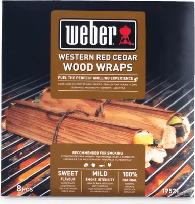 Immagine prodotto di Weber: fogli di legno di cedro per affumicatura – set da 8 pezzi