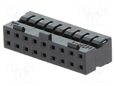 Produktbild von 2x 2mm MGrid WtB Rec Crp Hsg Blk 18Ckt 51110-1851 Sonstige Molex-Steckverbinder