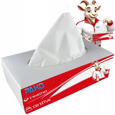 Zdjęcie produktu dla Chusteczki Uniwersalne Box 150 szt. PAKO 2W - 1 op.