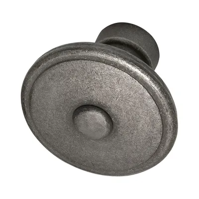 Produktbild von HALCÖ Knopfdrückerlochteil GRÖDEN - rund fix, ø60, thermopatiniert