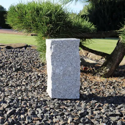 Produktbild von CLGarden Quellstein Granit Säule 30cm für den Bau von Gartenbrunnen Springbrunnen DIY