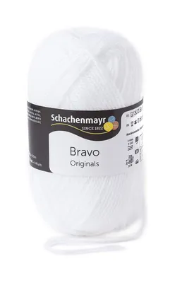 Zdjęcie produktu dla Schachenmayr Bravo Originals 08224 White Przędza dziewiarska